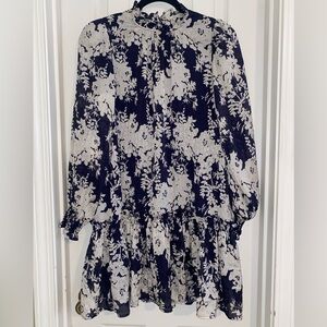 Pinch Navy and White Floral Dress